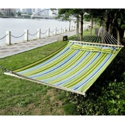 Outsunny Hamaca Colgante De Jardín Para 2 Personas Hamaca Ecológico Para Camping Con Almohada Carga De 180 Kg Rayas Azules Y Verdes 3,4x1,4m 22 Outsunny Hamaca Colgante De Jardín Para 2 Personas Hamaca Ecológico Para Camping Con Almohada Carga De 180 Kg Rayas Azules Y Verdes 3,4x1,4m -Jardín Muebles Ventas f0871f1694421c88ec28d02a19c9f0889fdc81e7 5e98ff6d166945028d63c1e05385b423
