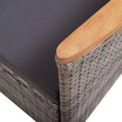 Juego De Comedor Para Jardín De 5 Piezas Gris VidaXL -Jardín Muebles Ventas f15602a6f7c62feb6ac98b6f93c0bd0549b26e26 851cce77510c4f5690205d8afc154be0