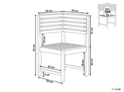Sección Esquinera De Madera De Acacia TREIA -Jardín Muebles Ventas f195b4a9d2f89f6f8f4be19f1788161c2a891085 c7d18f67251a4582bc9c914355ad00b5