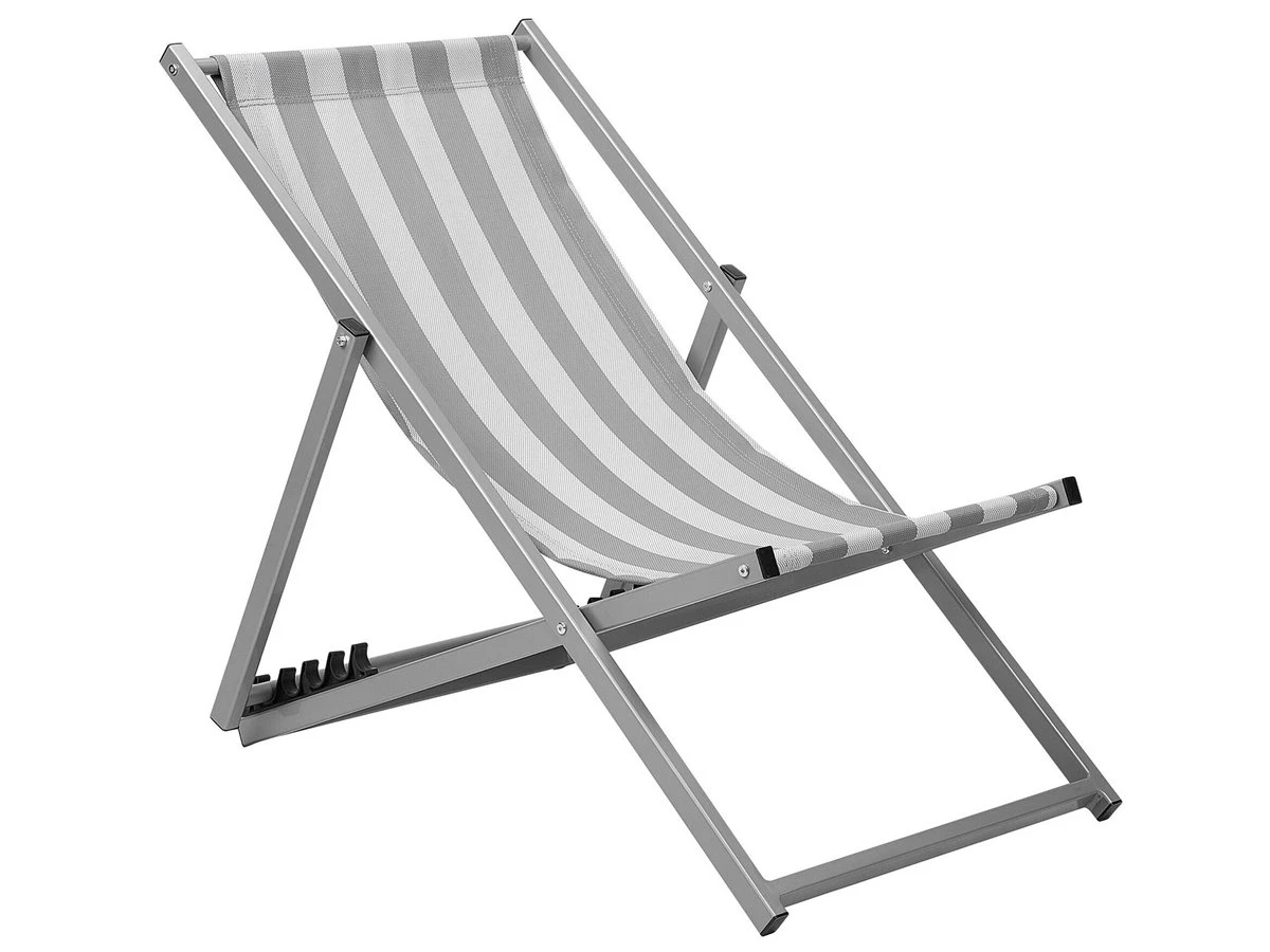 Tumbona De Jardín Gris Claro LOCRI 7 Tumbona De Jardín Gris Claro LOCRI - Imagen 5