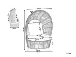 Silla De Ratán Beige/natural/blanco LIDO -Jardín Muebles Ventas f8007af79319cdaa3385e052e5c72746b6e100bf 0858c38da24d488e8a712a1c2c911fd6
