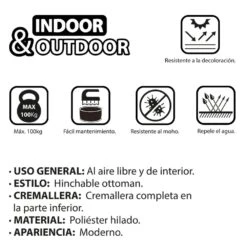 Puff Hinchable Ottoman Resistente Al Agua Colonial Azul Aktive -Jardín Muebles Ventas f9f4035c1d1f08fbe7854777ccd70965c63cac3f ba9afdf0f55242e3824cdf6e5434967f