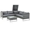 Outsunny Conjunto De 4 Muebles De Jardín De Ratán Con 2 Sofás Dobles Mesa Central Mesa Con Arcón Cojines Extraíbles Para Terraza Exterior 132x69x64 Cm Gris 1 Outsunny Conjunto De 4 Muebles De Jardín De Ratán Con 2 Sofás Dobles Mesa Central Mesa Con Arcón Cojines Extraíbles Para Terraza Exterior 132x69x64 Cm Gris -Jardín Muebles Ventas fa8dc70d682dedd088cc811f6d8a6953622f287c 17ac6f83f22f48268237e60dfdaa2081
