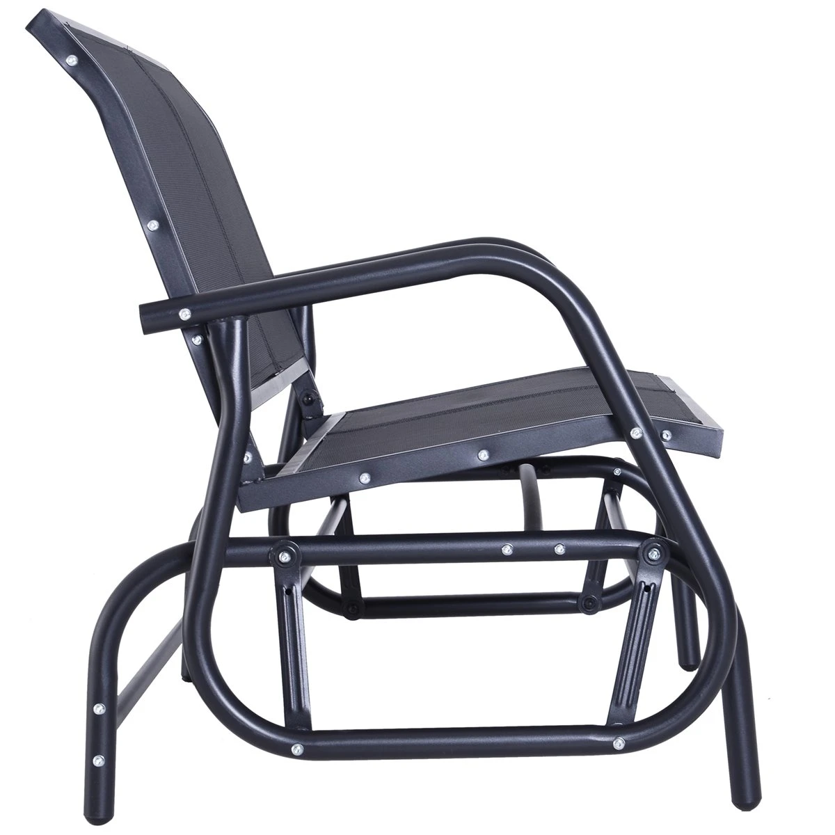 Outsunny Banco Balancín Tipo Silla Oscilante De Jardín O Patio Con 2 Plazas 120x70x85 Cm Metal Y Tela Texteline 11 Outsunny Banco Balancín Tipo Silla Oscilante De Jardín O Patio Con 2 Plazas 120x70x85 Cm Metal Y Tela Texteline - Imagen 9