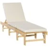 Outsunny Tumbona De Madera Plegable Con Respaldo Ajustable En 4 Posiciones Cojín Extraíble Carga 113 Kg Para Jardín Terraza Camping Exterior 195x59x30 Cm Natural -Jardín Muebles Ventas fbc7035c3d95d62837786ef0a5ce2e6b5f95c503 36b29c4921814517bcf4fa7617197d7e