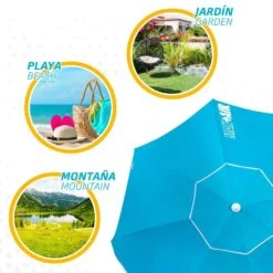 Sombrilla Playa 200 Cm Tubo Aluminio Aktive Beach 16 Sombrilla Playa 200 Cm Tubo Aluminio Aktive Beach -Jardín Muebles Ventas fcaea471e46f9033ac4011b76611a19fda1b6ac6 9bf00fe09f2a4bce86db67be834dfcad