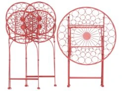 Conjunto De Balcón 2 Plazas De Metal Rojo SCARIO -Jardín Muebles Ventas fd67cbba8124f46e531a2d3a49fc861c93652616 65c6dbfb3bf24b988a43bf0e3abfc186