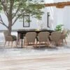 Juego De Comedor Para Jardín 9 Piezas Con Cojines Marrón VidaXL -Jardín Muebles Ventas fdd89e0c50094542b3f61a033a55647f6b522f7f 0aaa6eda91e34972b7c307940281fdd8
