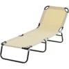 Outsunny Tumbona Plegable Reclinable Con Ángulo Ajustable De 5 Posiciones Para Jardín Exterior Piscina Terraza Camping Carga 120 Kg 190x56x28 Cm Beige -Jardín Muebles Ventas feb55c7c2f63012638a39c4c537b434bc65704e5 04e5841a63e2490096234df52f5a0ed8