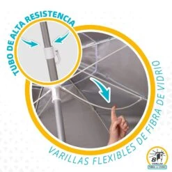 Sombrilla Playa 200 Cm Tubo Aluminio Aktive Beach 14 Sombrilla Playa 200 Cm Tubo Aluminio Aktive Beach -Jardín Muebles Ventas fedeb46423b13ab578b5e1c6f978e49435ba6bb6 59e363d3bbd744e5ae5f4554cc30f6a2